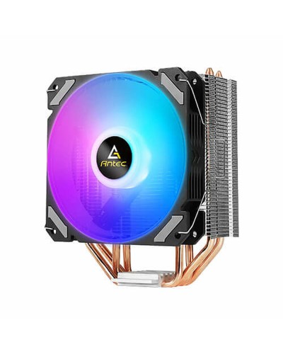 Antec A400i Ventilateur CPU 120mm LED Bleue - Refroidissement Silencieux PC
