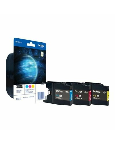 Originele inkt cartridge Brother Geel Cyaan