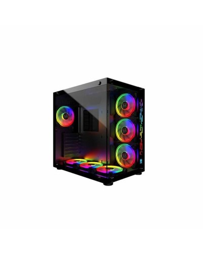 MRED Crystal Sea Caja PC ATX - Vidrio Templado, Ventilador RGB, Gaming
