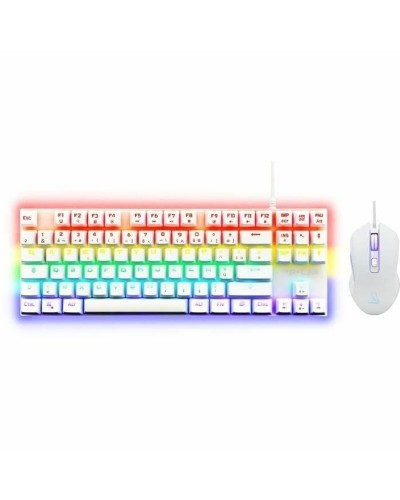 Näppäimistö ja Pelihiiri The G-Lab MERCURY W Valkoinen