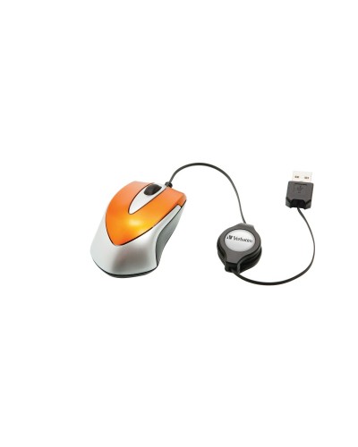 Optisk Mus Verbatim GO MINI TRAVEL Orange