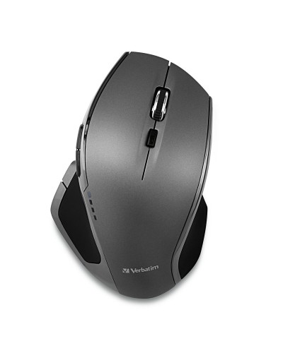 Verbatim Mouse DELUXE Gray Optical Wireless - Ergonomic and Precise
