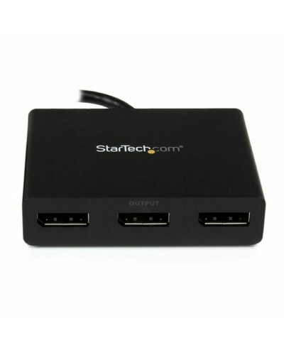 Hub USB Startech MSTDP123DP Zwart