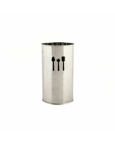 Vassoio Portaposate DKD Home Decor in Acciaio Inox, 10x10x18 cm