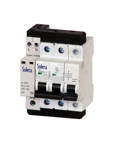 Solera Combi 2P 32kA Überspannungsableiter Typ 1+2 Anlagenschutz
