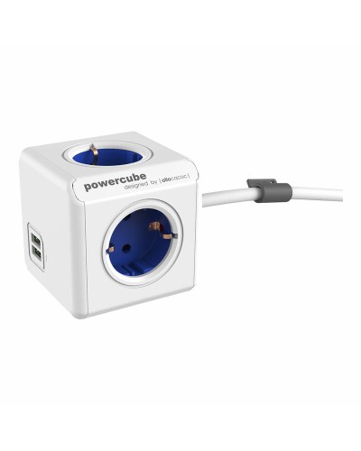 Allocacoc Powercube Extended - USB Power Strip Cube 250V 16A - 1.5m Cable
