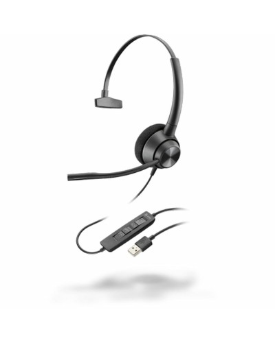 Poly EncorePro 310 Oreillette Mono Noir - Audio Professionnel & Confort
