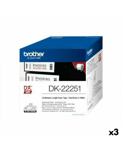 Termiskt papper, kontinuerligt Brother DK-22251