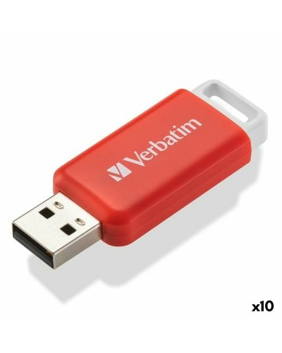 Verbatim Databar 16GB USB 2.0 Rouge - Clé USB Portable
