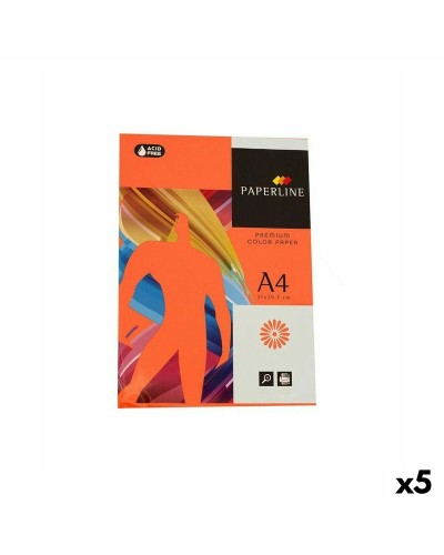 Skrivarpapper Fabrisa Paperline A4 500 Blad Orange (5 antal)