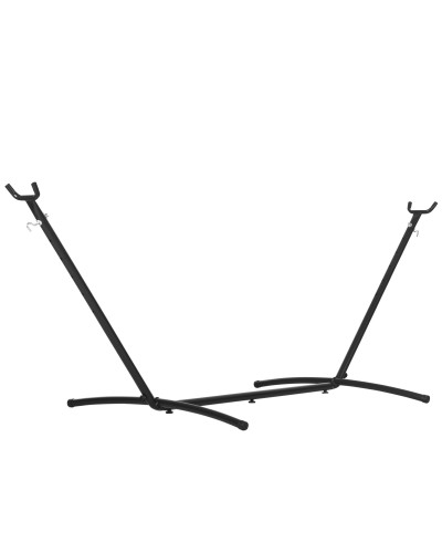 Adjustable Hammock Stand Max. 120Kg Capacity 280x120x110cm Black