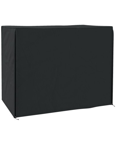 3 Seater Garden Swing Cover Waterproof Anti UV 220x125x172 cm Black