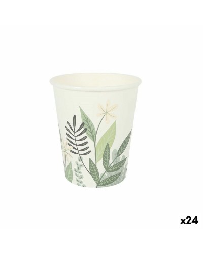 Algon Floral Disposable Cups, 250 ml, Pack of 10 Pieces (24 Units)
