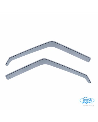 DGA Déflecteurs d'Air Anti-Turbulences Voiture DGA17006 - Ensemble de 2 Pièces Avant
