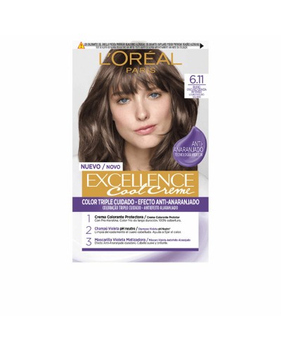 L'Oréal Excellence Cool Creme 6.11 Ash Blonde - Permanent Hair Dye
