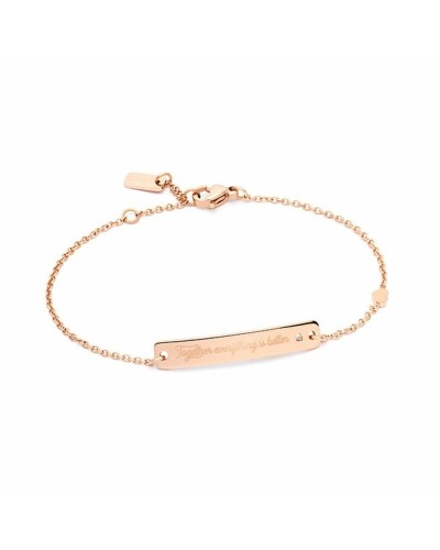 Mr. Wonderful Bracelet Femme WJ30203 - Argent, 19 cm - Idée Cadeau
