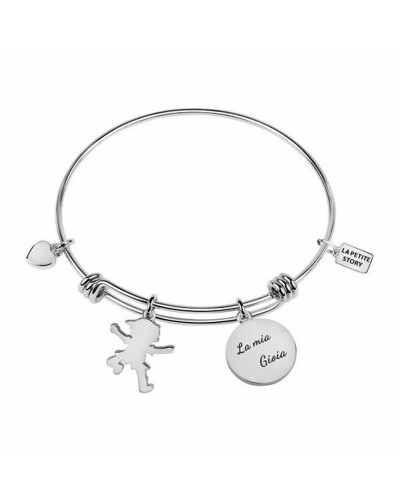 La Petite Story Pulsera de Mujer LPS05AQJ06 Plata 925 Longitud 19 cm
