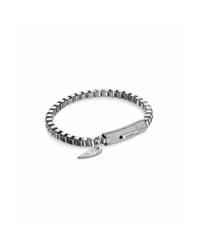 AN Jewels: Brazalete de Hombre Acero Inoxidable AA.P167SS - Elegante y Resistente
