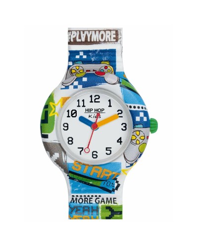 Hip Hop Montre Enfants HWU1038, Ø 28mm - Coloré et Amusant
