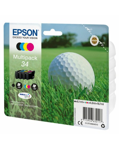Epson 34 Original Tintenpatrone Mehrfarbig - Hochwertiger Druck

