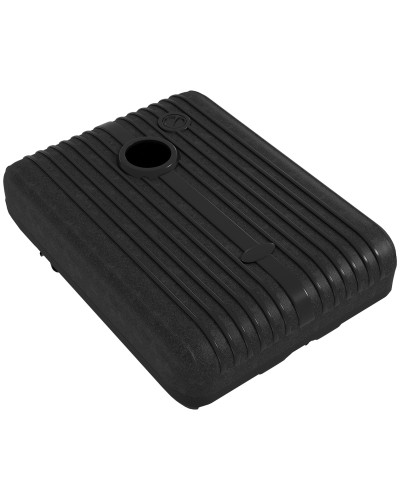 Fillable Umbrella Base for Garden, Water or Sand, 70-90 kg, HDPE with Wheels and Handle, 80x60 cm, Black
