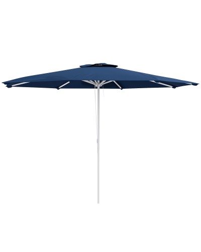  Ombrellone da Giardino ad Altezza Regolabile in Metallo e Poliestere, Ø292x242 cm, Blu Scuro