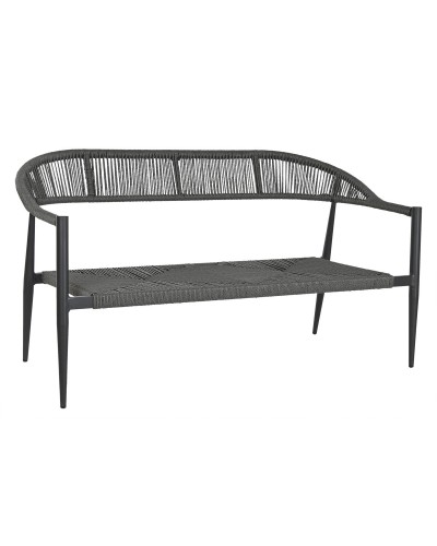 Canapé de Jardin ESPRIT en Aluminium | Dimensions 131 x 55 x 76 cm
