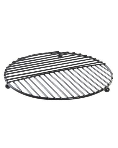 DKD Home Decor Salvamanteles de Metal Negro con Rejilla, 20 x 20 cm, Protección Antiescaldaduras para Mesas y Cocinas

