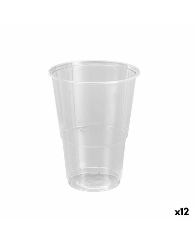 Algon Reusable Clear Plastic Cups | 500 ml | 25 Pieces for Parties and Events
