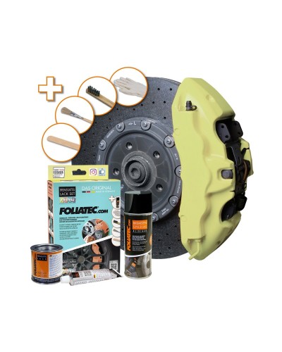 Foliatec Kit Vernice Pinze Freno Giallo Vaniglia FO2221 - Alta Temperatura
