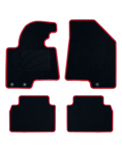 OCC Motorsport Car Mat Red - Anti-Slip and Durable - OCCKI0034RD
