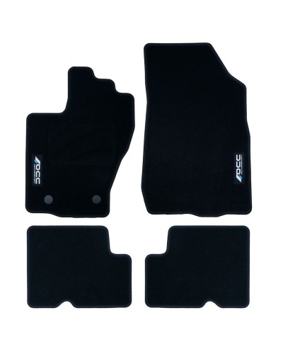 OCC Motorsport Alfombrillas Coche - Negro, Logo Bordado - Protección Suelo
