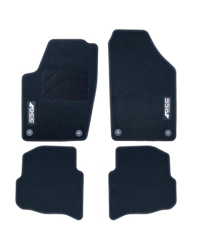 OCC Motorsport Alfombrillas Coche VW - Negro, Antideslizantes, Logo Bordado
