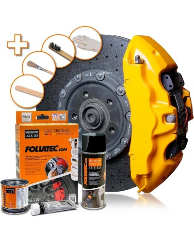 Foliatec FO2195: Bremssattel Lackier Set Gelb Hochtemperatur
