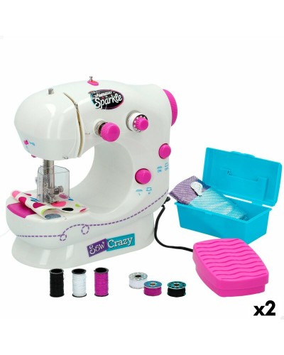 Cra-Z-Art Shimmer 'n Sparkle: Máquina de Coser de Juguete - 18,5cm - Pack de 2
