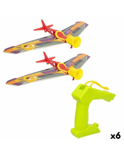 Colorbaby Let's Fly: Aereo Lanciatore - Set 6 Unità (14,5x3,5x25cm)
