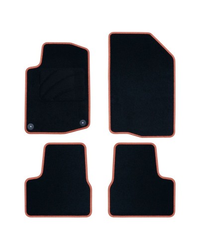 OCC Motorsport Tapis de Voiture Orange - Antidérapant, Universel, Protection de Sol
