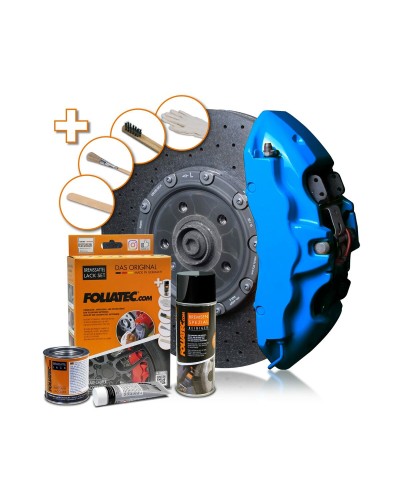 Målarset Foliatec 2188 GT-BLUE Bromsok 3 Delar Blå 400 ml