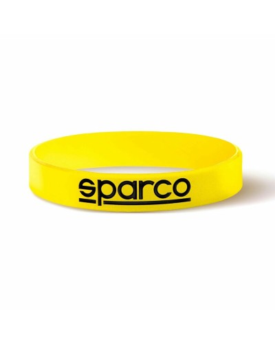 Sparco Bracciale Uomo Silicone Giallo 9cm - Sportivo & Trendy
