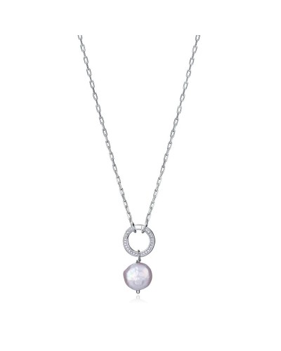 Viceroy Collier Femme Argent 925, Pendentif Point de Lumière - Élégant et Raffiné
