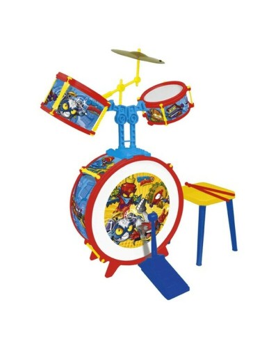 Batteria Musicale Superzings per Bambini - 75x50x54 cm - Gioco Educativo

