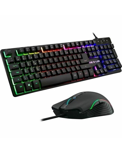 The G-Lab Combo Kabellose Gaming Tastatur und Maus für PC - Schwarz
