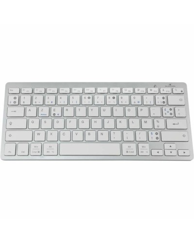 Bluetooth näppäimistö Bluestork KB-MINI-PC-MAC/FR Azerty Ranska Valkoinen