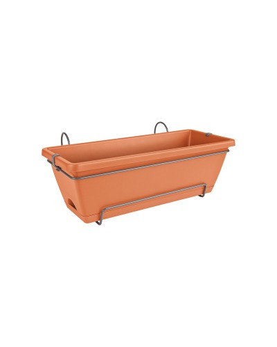 Pot rectangulaire en polypropylène Elho de 10 litres pour usage intérieur et extérieur.
