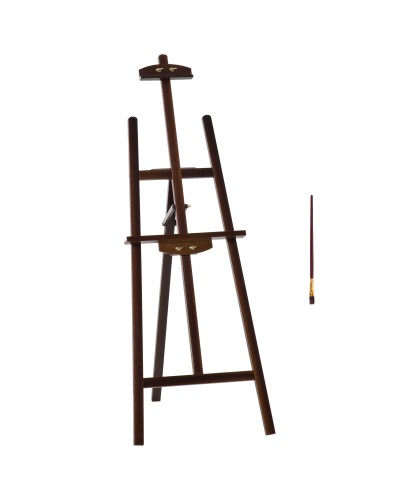 Painting Easel, 135cm Tripod Easel for Canvas Painting, Adjustable Pine Wood Easel, Portable and Foldable