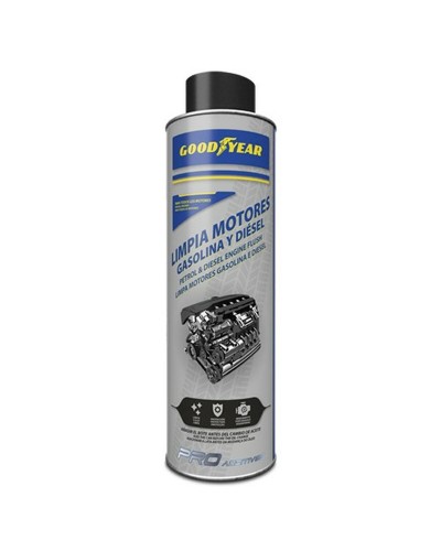 Goodyear Limpiador de Motor Gasolina Diésel 300ml - Limpieza Profunda
