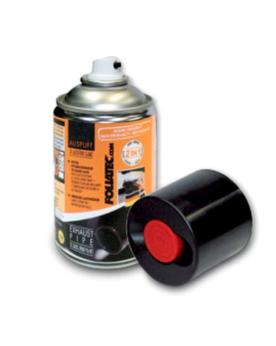 Foliatec Peinture en Aérosol Noir Échappement Moto/Voiture - 250ml Haute Température
