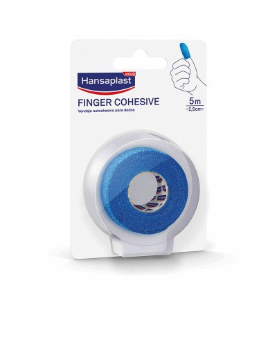 Hansaplast Apósitos para Dedos - 2.5cm x 5m - Rollo Adhesivo Transpirable
