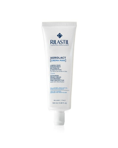 Rilastil Xerolact Crème Mains Réparatrice - 100ml - Mains Sèches
