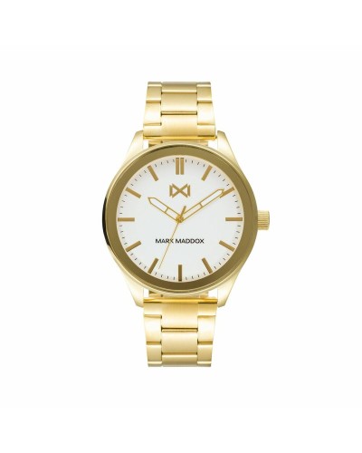 Mark Maddox Men's Watch HM7137-07: Silver Steel Chronograph, Elegant
